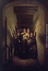 Charles West Cope The Night Alarm The Advance painting